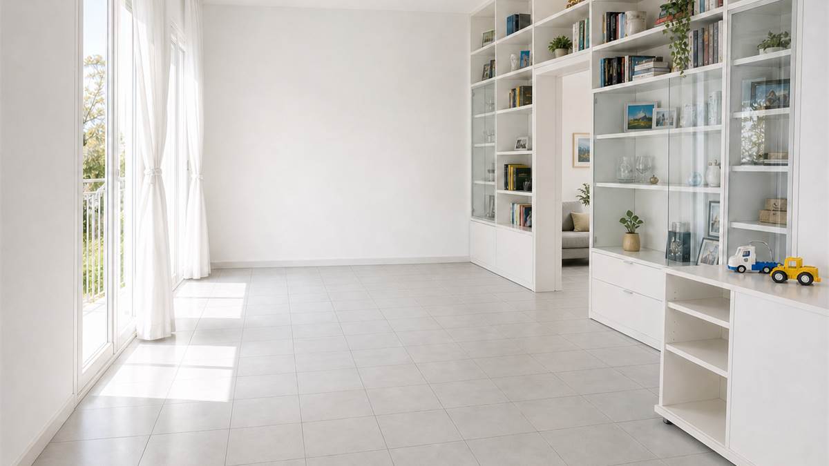 salone senza mobili